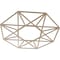 Ekena Millwork Guardian Wood Fretwork Pierced Ceiling Medallion, Hickory, 36"OD x 14"ID x 3/8"T CMWP36X36X0375GDHI - alternate 2